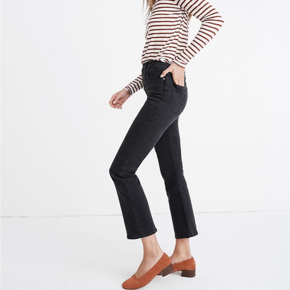 Madewell Cali Demi-Boot Jeans in Bellspring Wash: Button-Front Edition, Size 27
